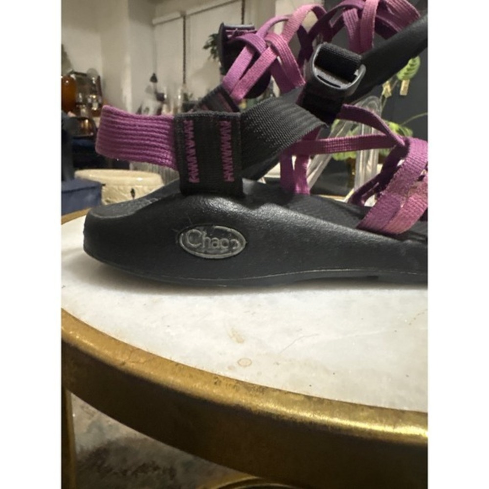 Chaco Z/Cloud Sandals Women's Size 6 Purple Adjustable Hiking Comfort Vibram - Picture 6 of 10